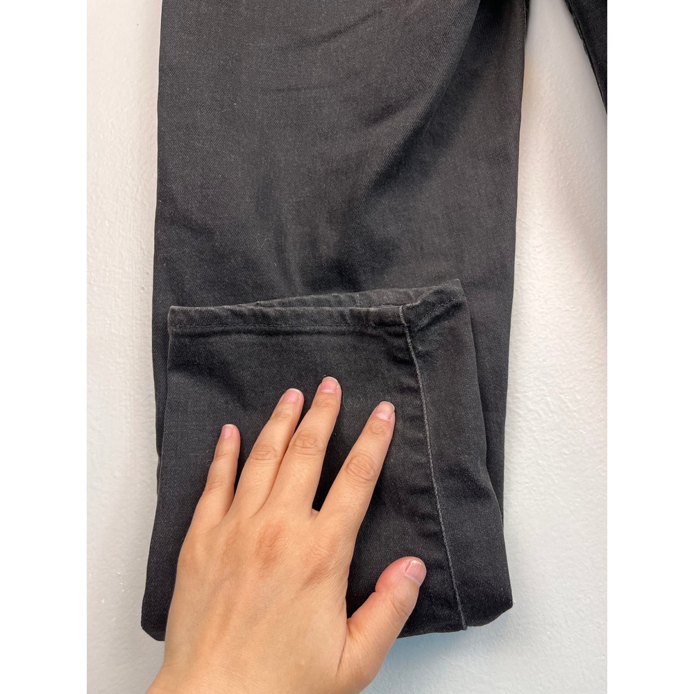 Madewell‎ Classic Straight Jean High Rise Faded Black Denim Size 27 - Picture 8 of 8